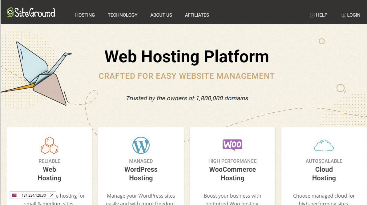 siteground 1 - SiteGround is among popular web hosting companies.